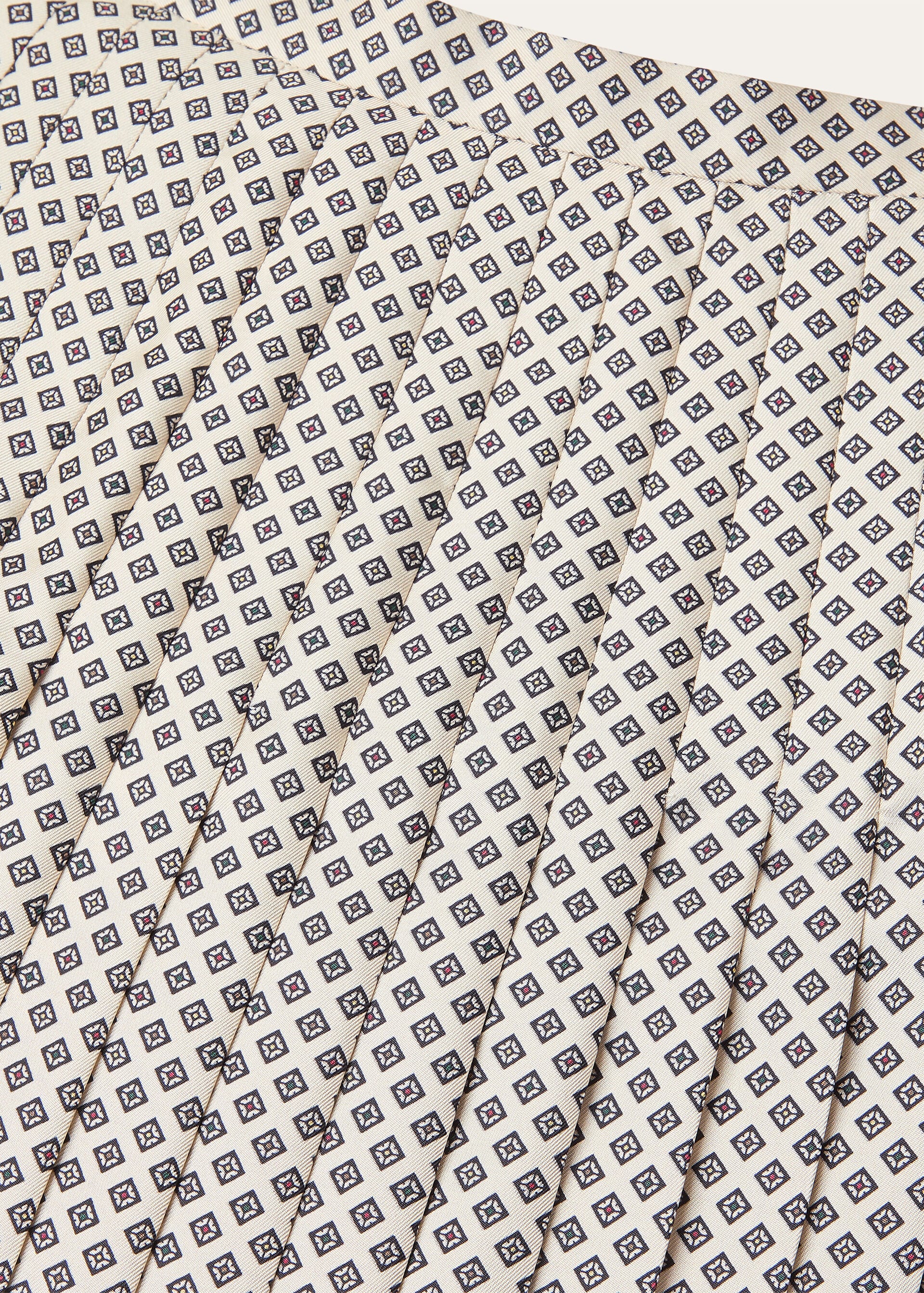 CLEA SHORT SKIRT LORO PIANA CHACO SILK TWILL