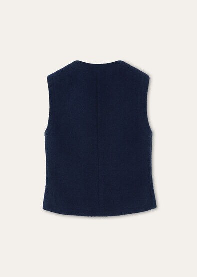 MARCEL VEST MOSS TWEED