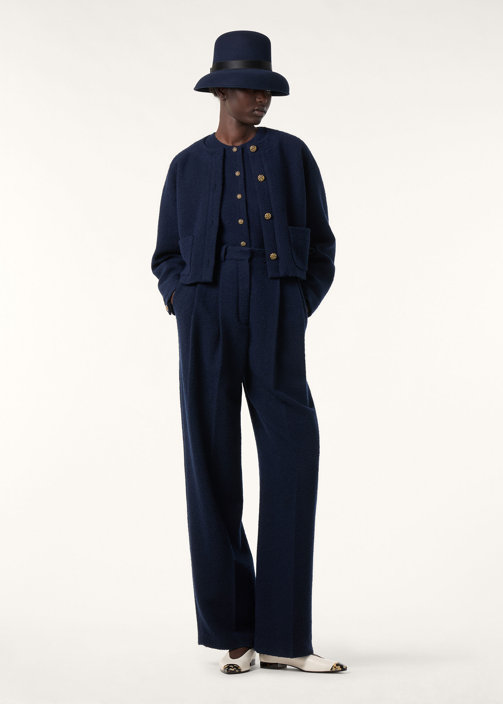 MARCEL VEST MOSS TWEED