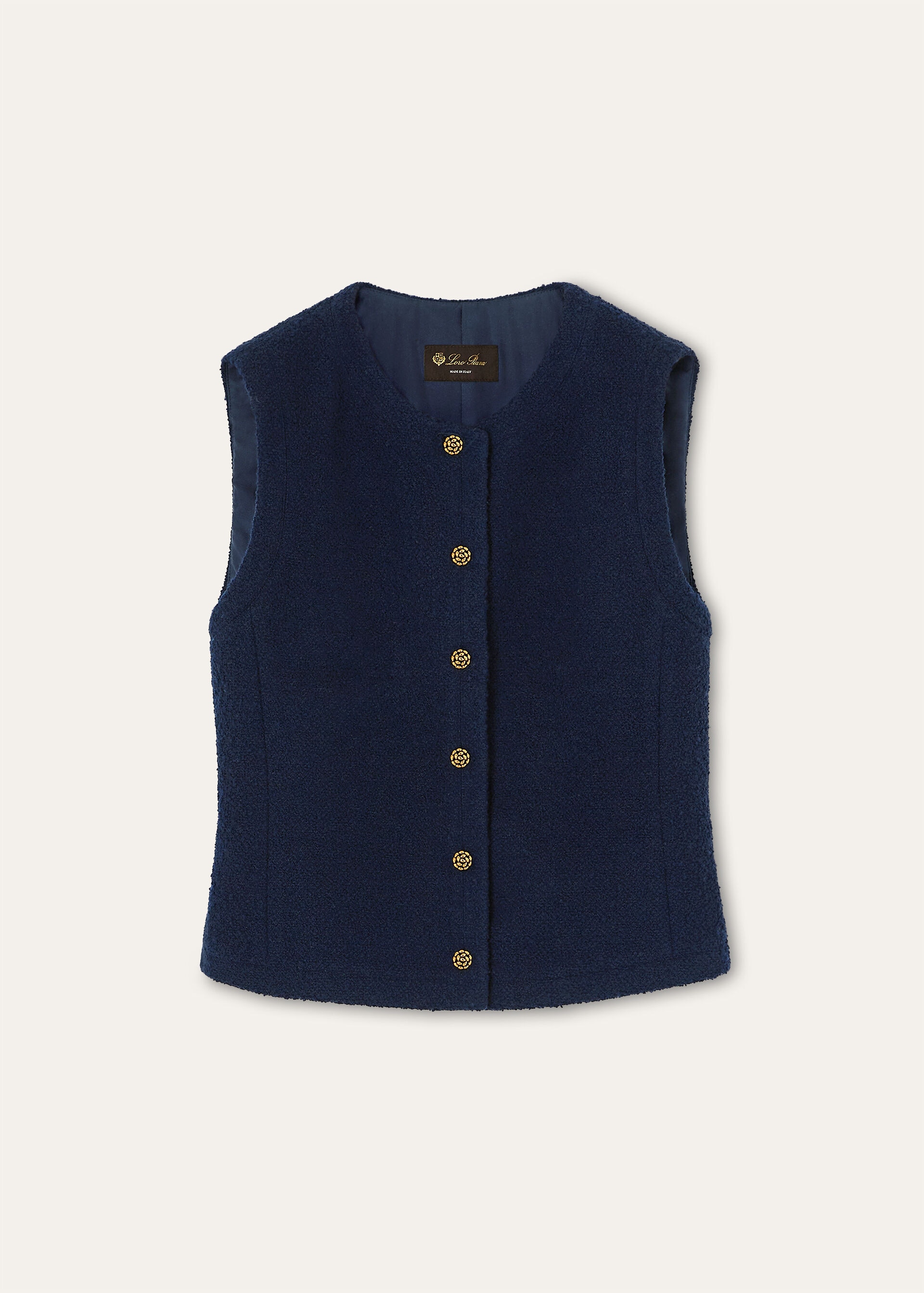 MARCEL VEST MOSS TWEED