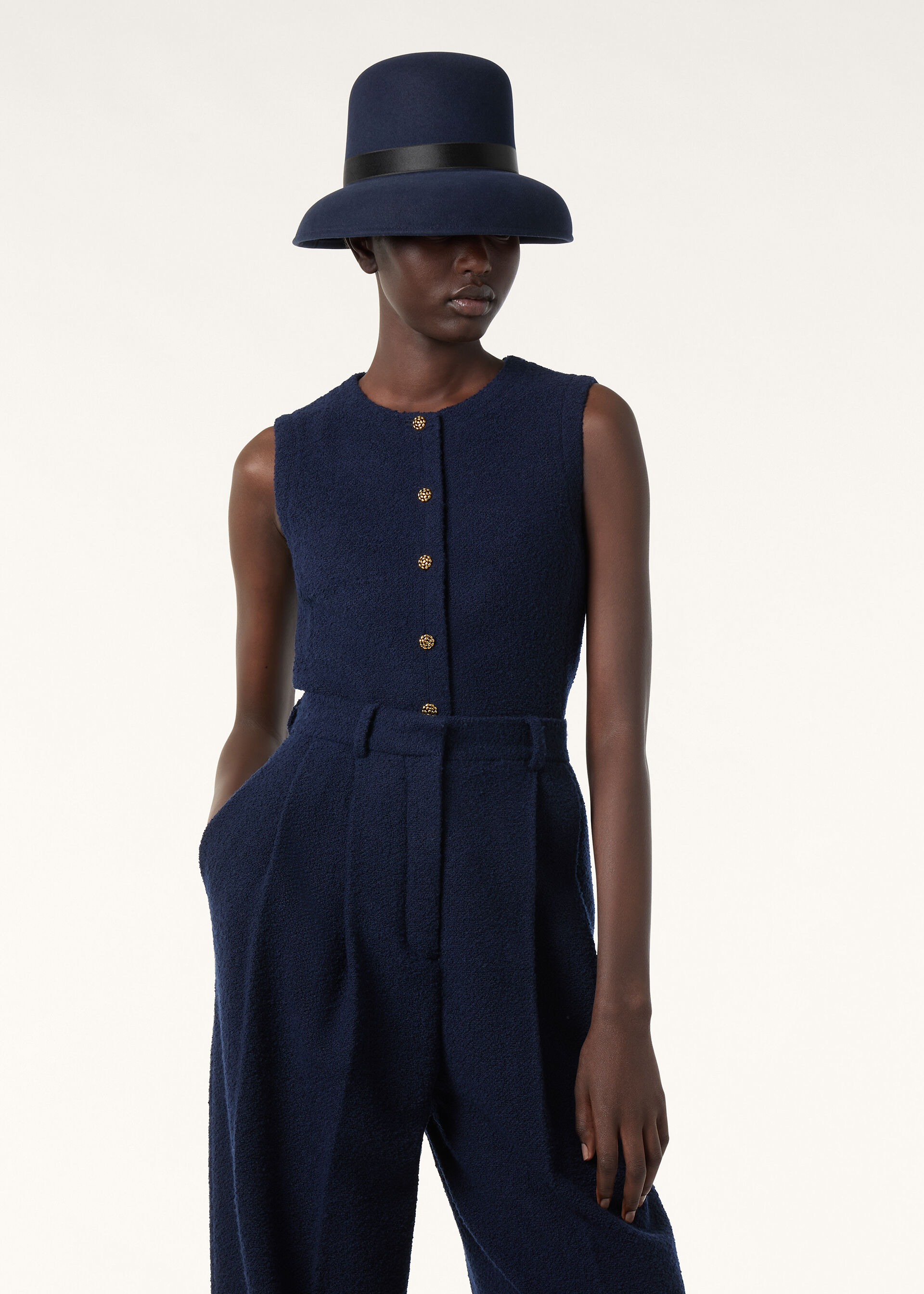 MARCEL VEST MOSS TWEED