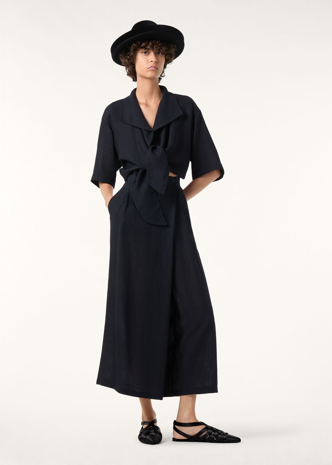 JANET SHIRT LIGHT LINEN CREPE