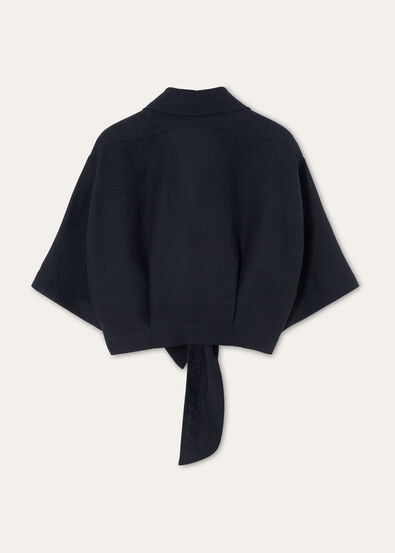 JANET SHIRT LIGHT LINEN CREPE