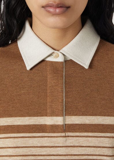 WINTERDALE POLO WOOL CASH STRIPES