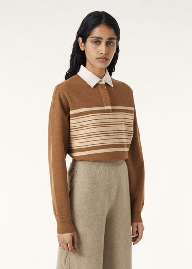 WINTERDALE POLO WOOL CASH STRIPES