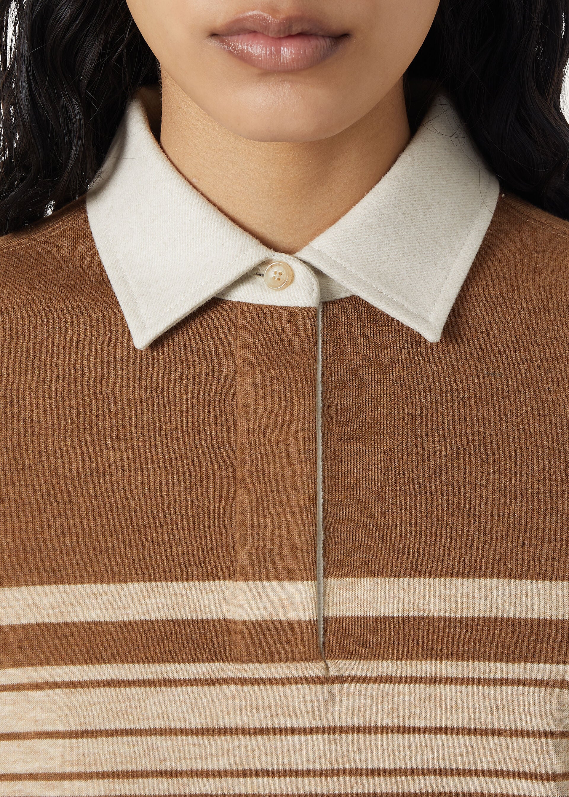 WINTERDALE POLO WOOL CASH STRIPES