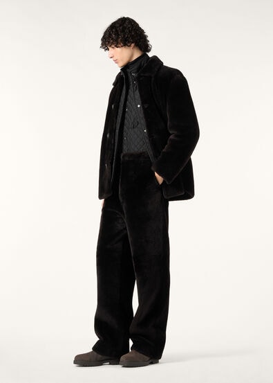 CADES OVERSHIRT MERINO SILKY SHEARLING