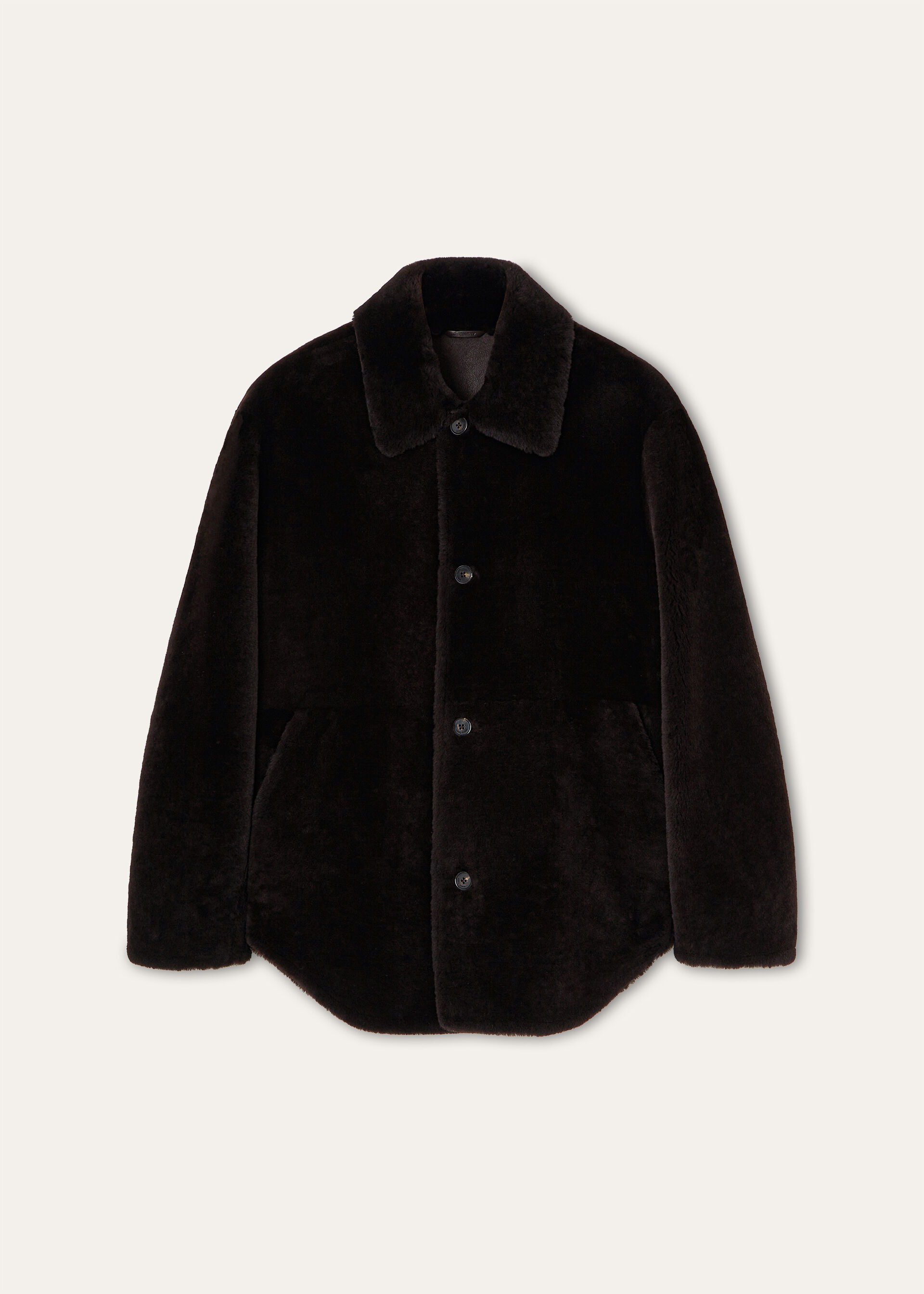 CADES OVERSHIRT MERINO SILKY SHEARLING