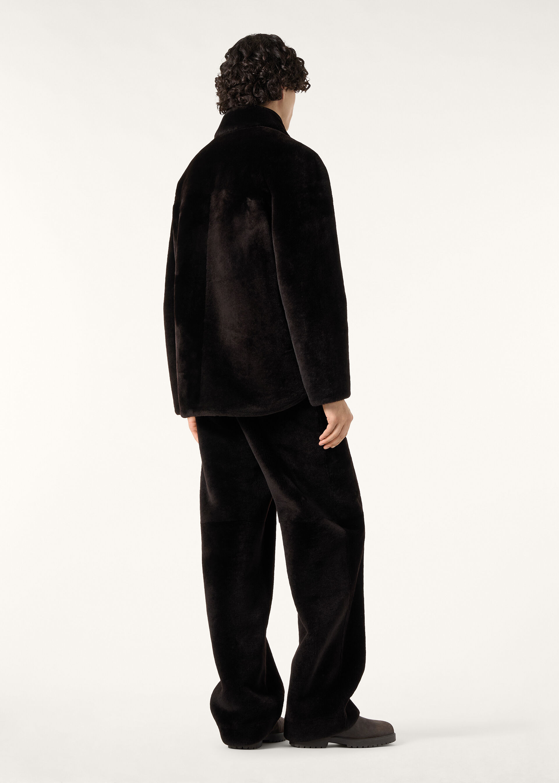 CADES OVERSHIRT MERINO SILKY SHEARLING