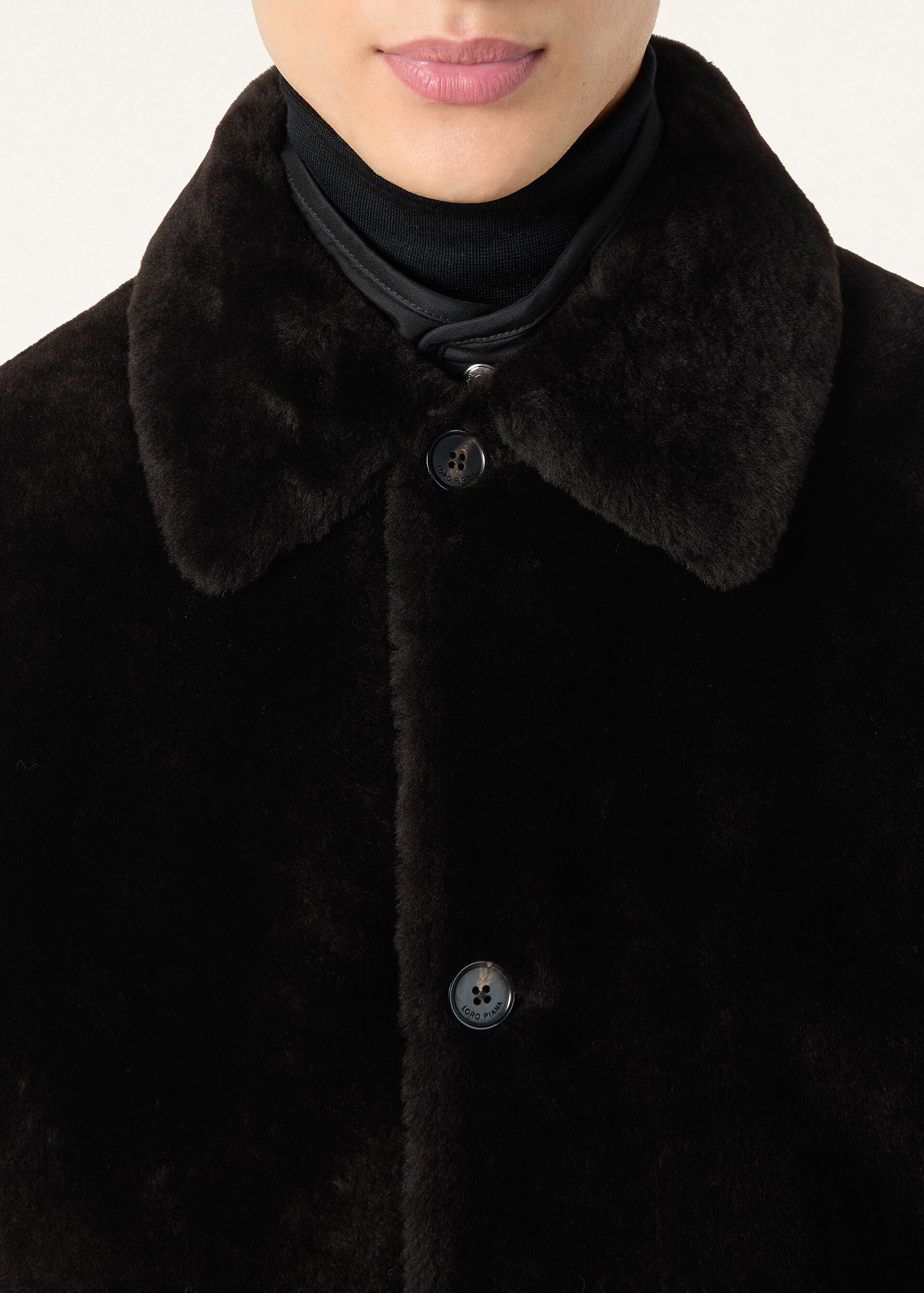 CADES OVERSHIRT MERINO SILKY SHEARLING