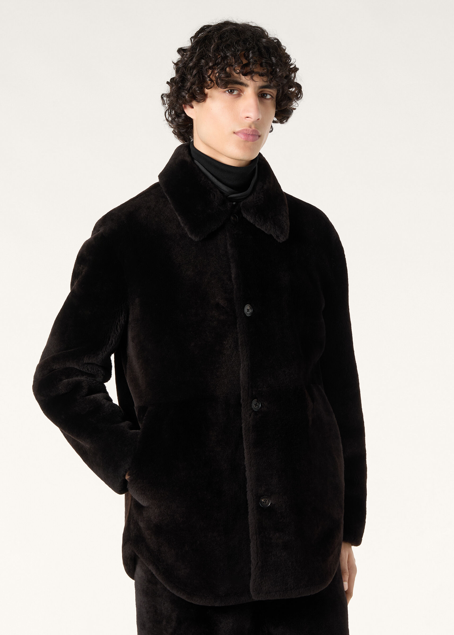 CADES OVERSHIRT MERINO SILKY SHEARLING