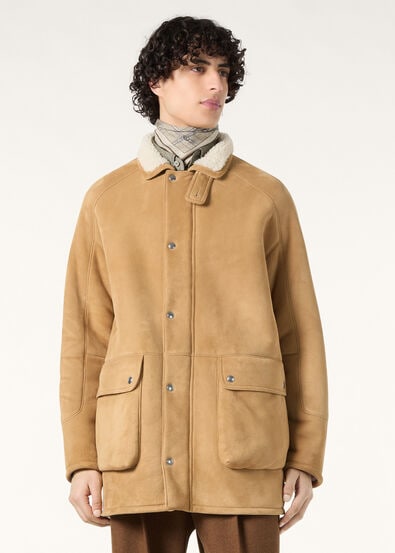 CARCOAT MERINO CURLY SHEARLING