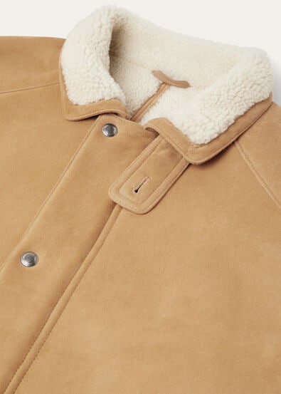 CARCOAT MERINO CURLY SHEARLING