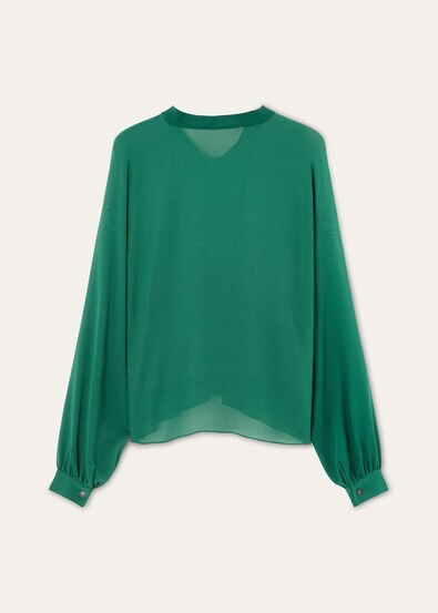 AGNES SHIRT NEEDLE SILK