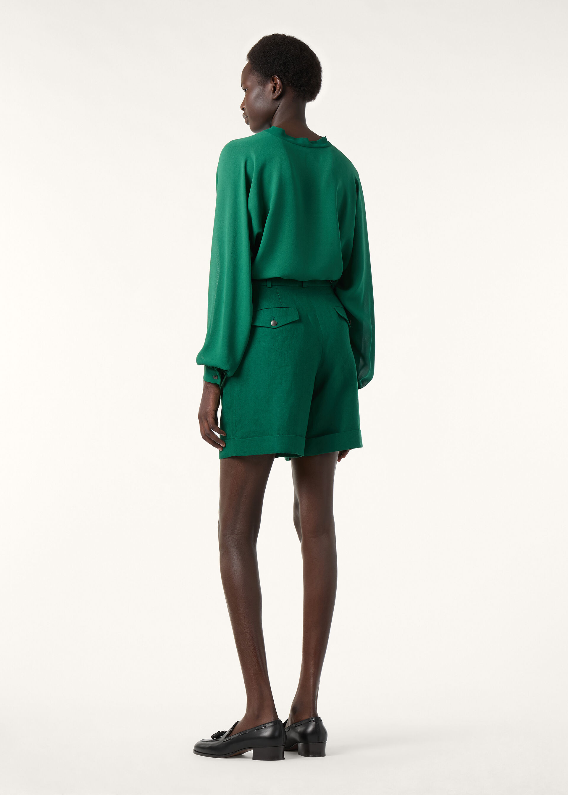 AGNES SHIRT NEEDLE SILK