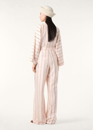 HARIS TROUSERS DENNERY SILK SHANTUNG