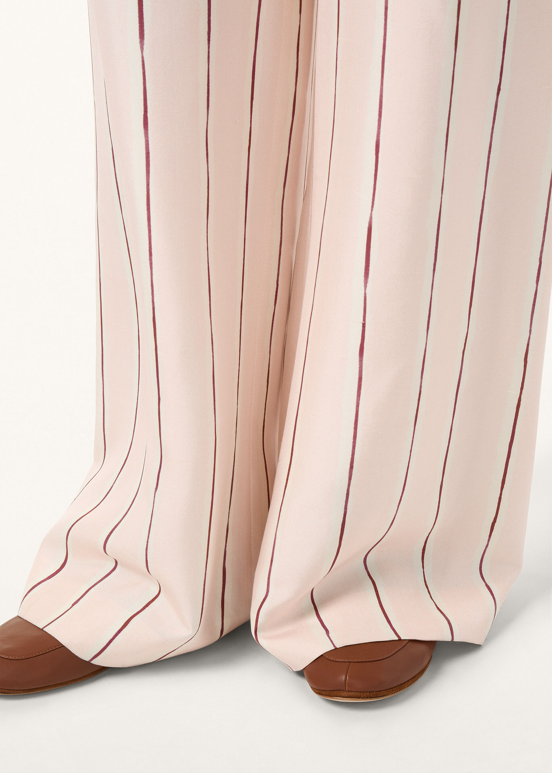 HARIS TROUSERS DENNERY SILK SHANTUNG