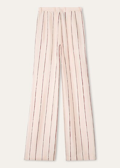 HARIS TROUSERS DENNERY SILK SHANTUNG