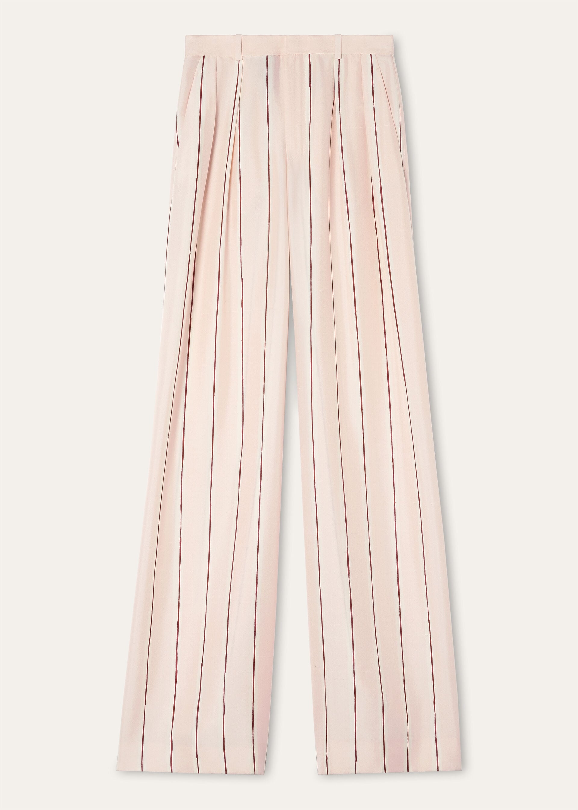HARIS TROUSERS DENNERY SILK SHANTUNG