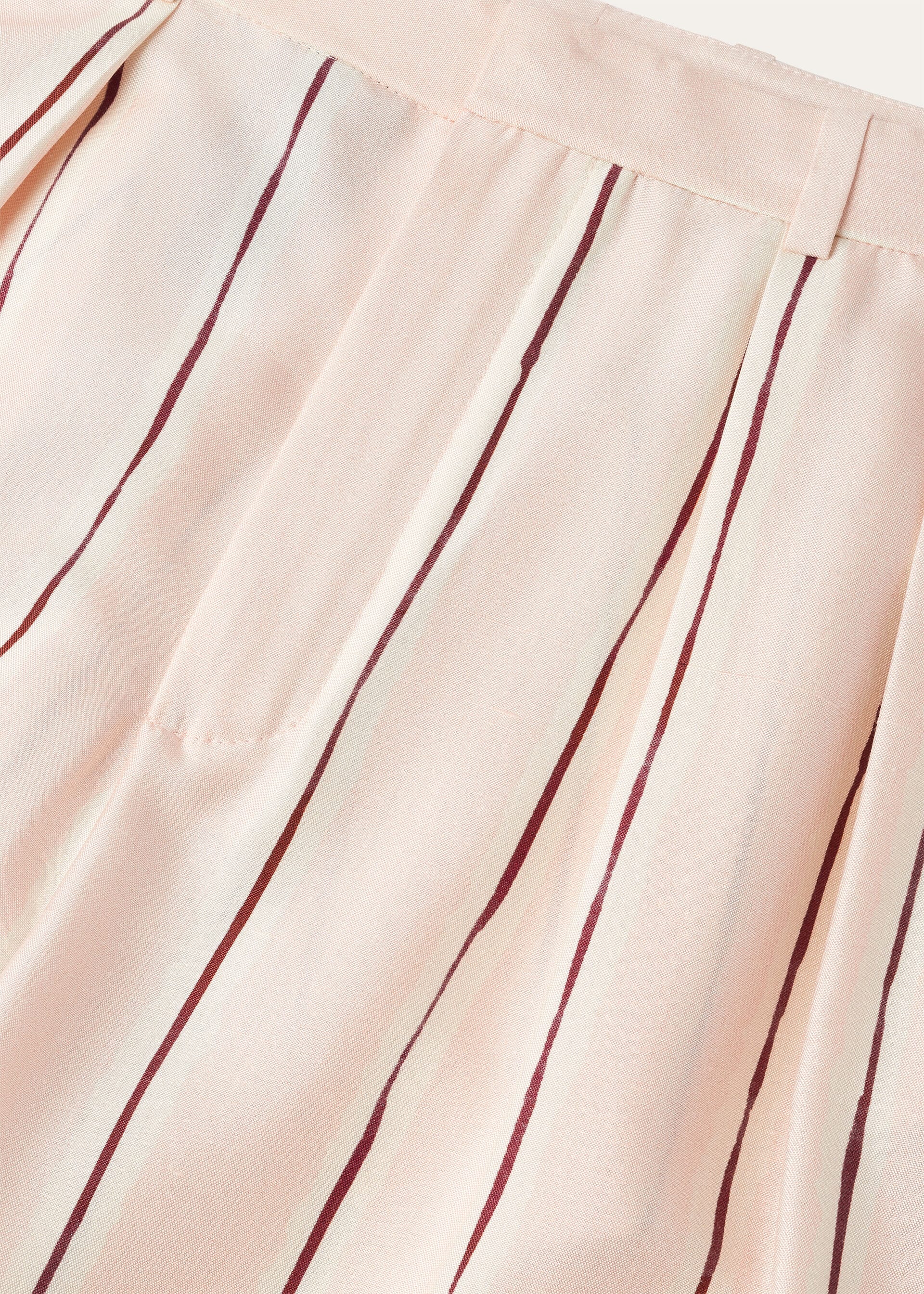 HARIS TROUSERS DENNERY SILK SHANTUNG