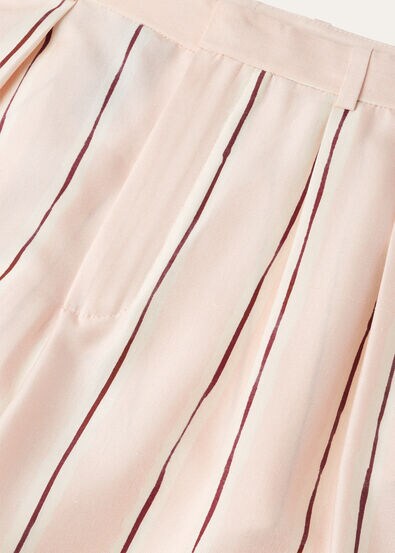HARIS TROUSERS DENNERY SILK SHANTUNG