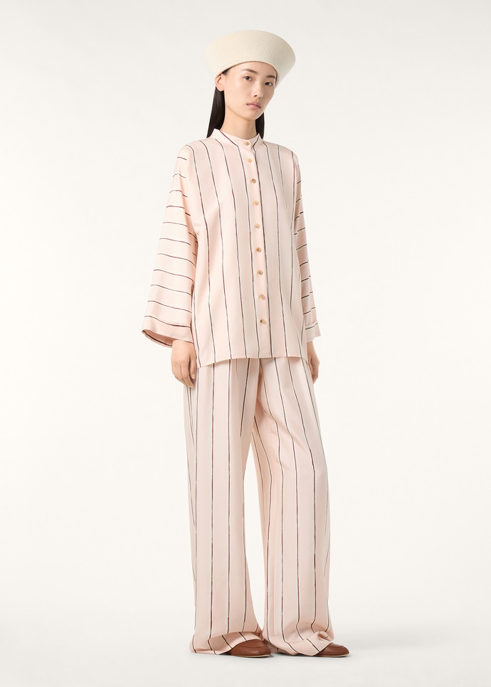 HARIS TROUSERS DENNERY SILK SHANTUNG_FAP7925_T1U1_1