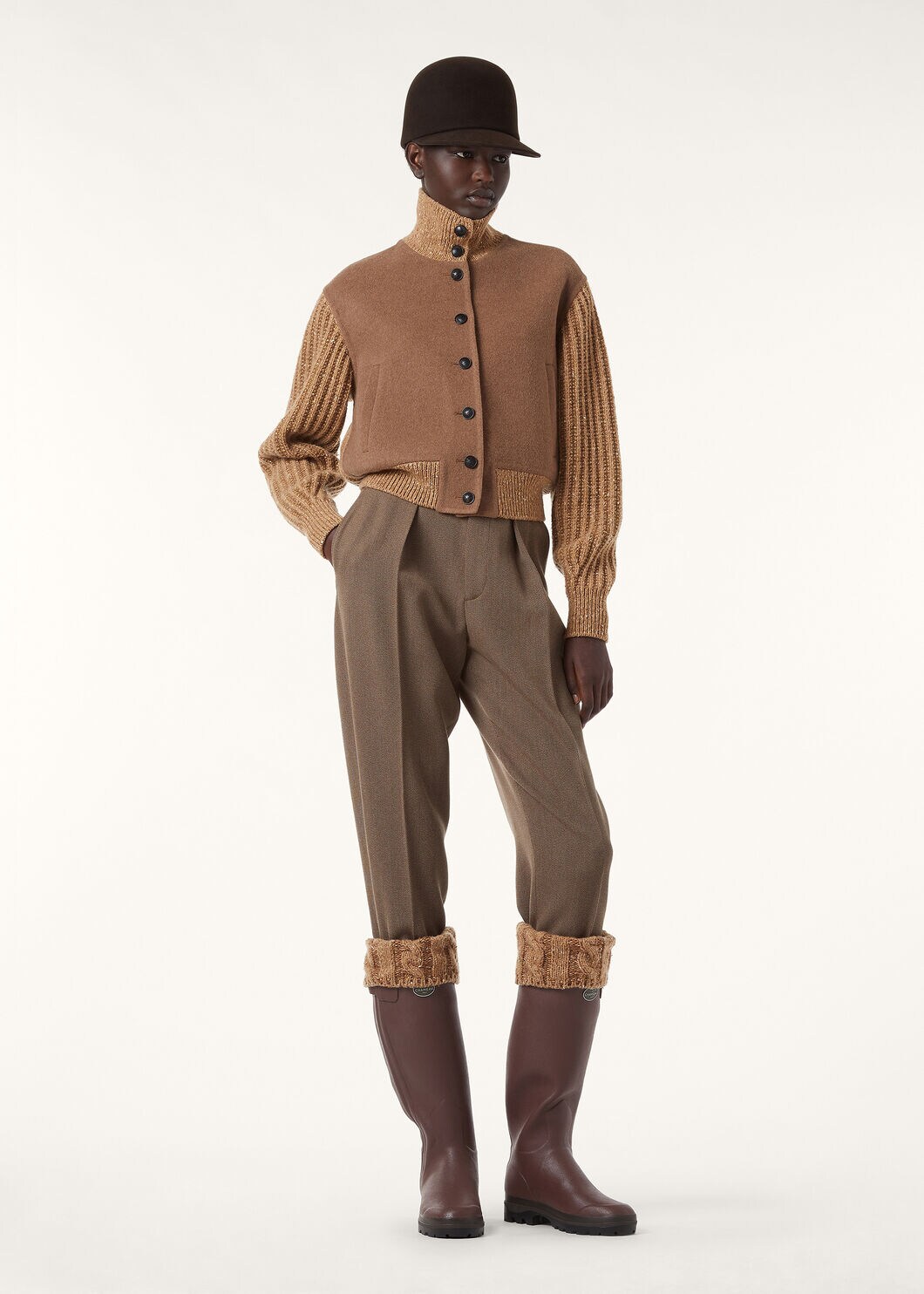 MIKI TROUSERS COVER MOULINE'