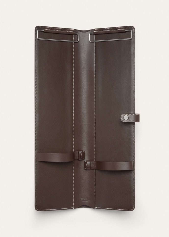 GUARDAROBA TIE HOLDER SADDLE LEATHER_FAP8021_H18D_NR_3
