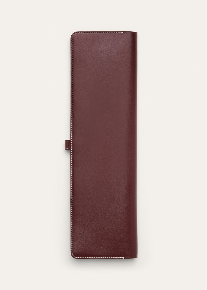 GUARDAROBA TIE HOLDER SADDLE LEATHER_FAP8021_Q0B9_NR_2