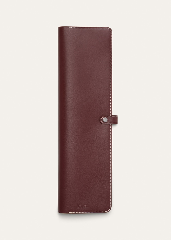 GUARDAROBA TIE HOLDER SADDLE LEATHER_FAP8021_Q0B9_NR_1