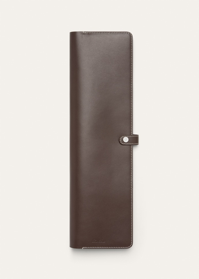 GUARDAROBA TIE HOLDER SADDLE LEATHER_FAP8021_H18D_NR_1