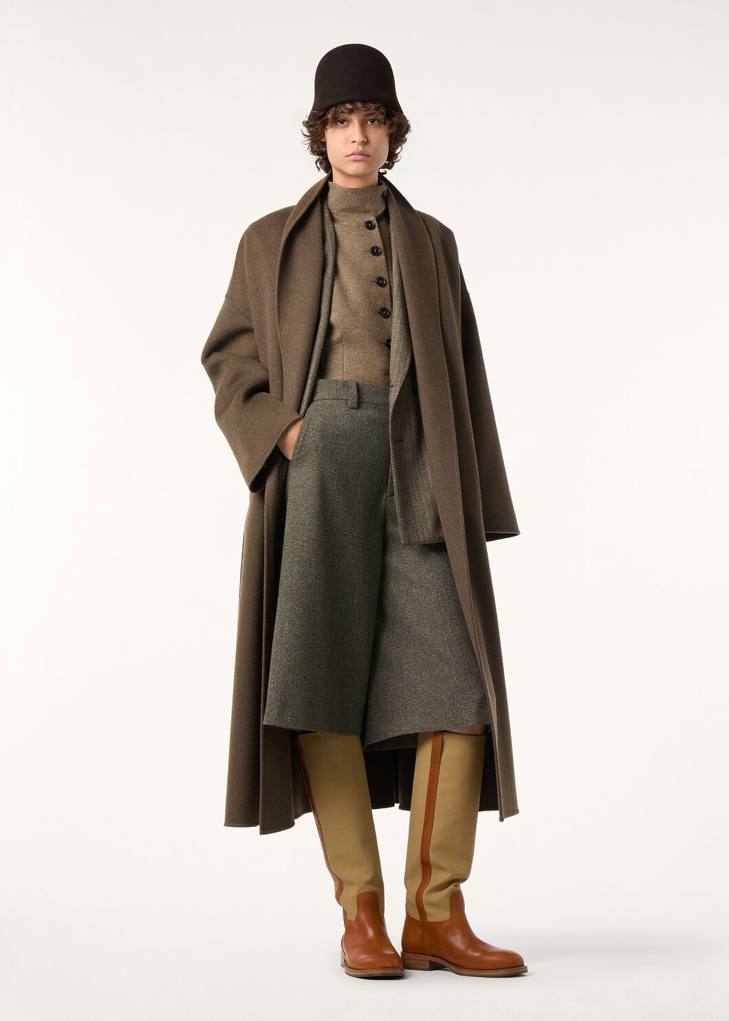 DRAKE TROUSERS WISH CASH TWEED