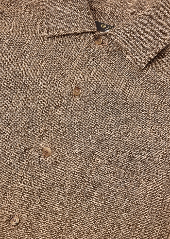 ANDRE' SHIRT SARTORIAL LINEN CREPE_FAP8080_F7AK_38_7