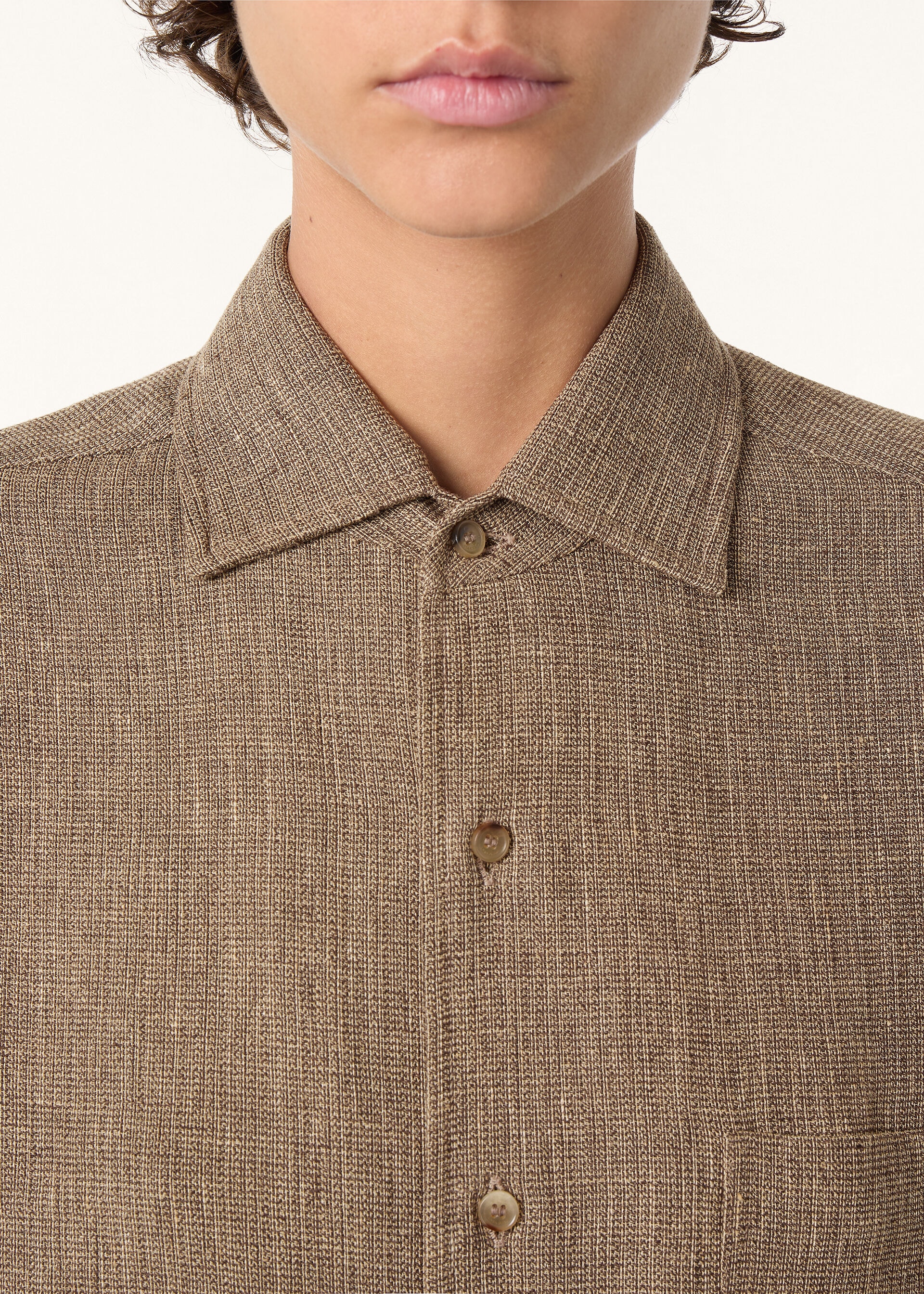 ANDRE' SHIRT SARTORIAL LINEN CREPE