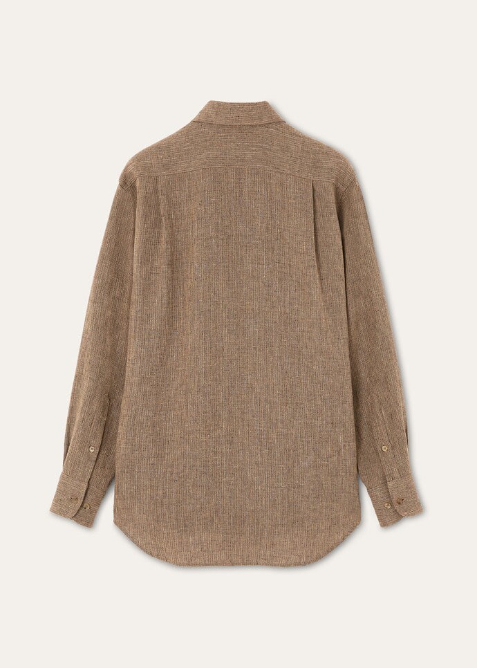 ANDRE' SHIRT SARTORIAL LINEN CREPE_FAP8080_F7AK_38_6