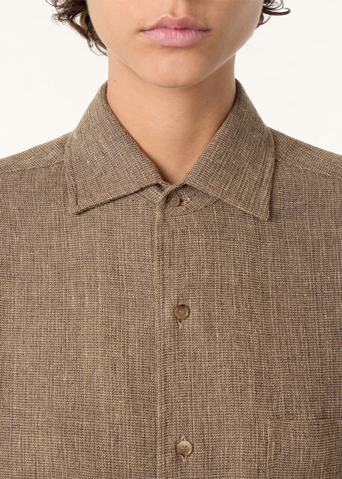ANDRE' SHIRT SARTORIAL LINEN CREPE_FAP8080_F7AK_2