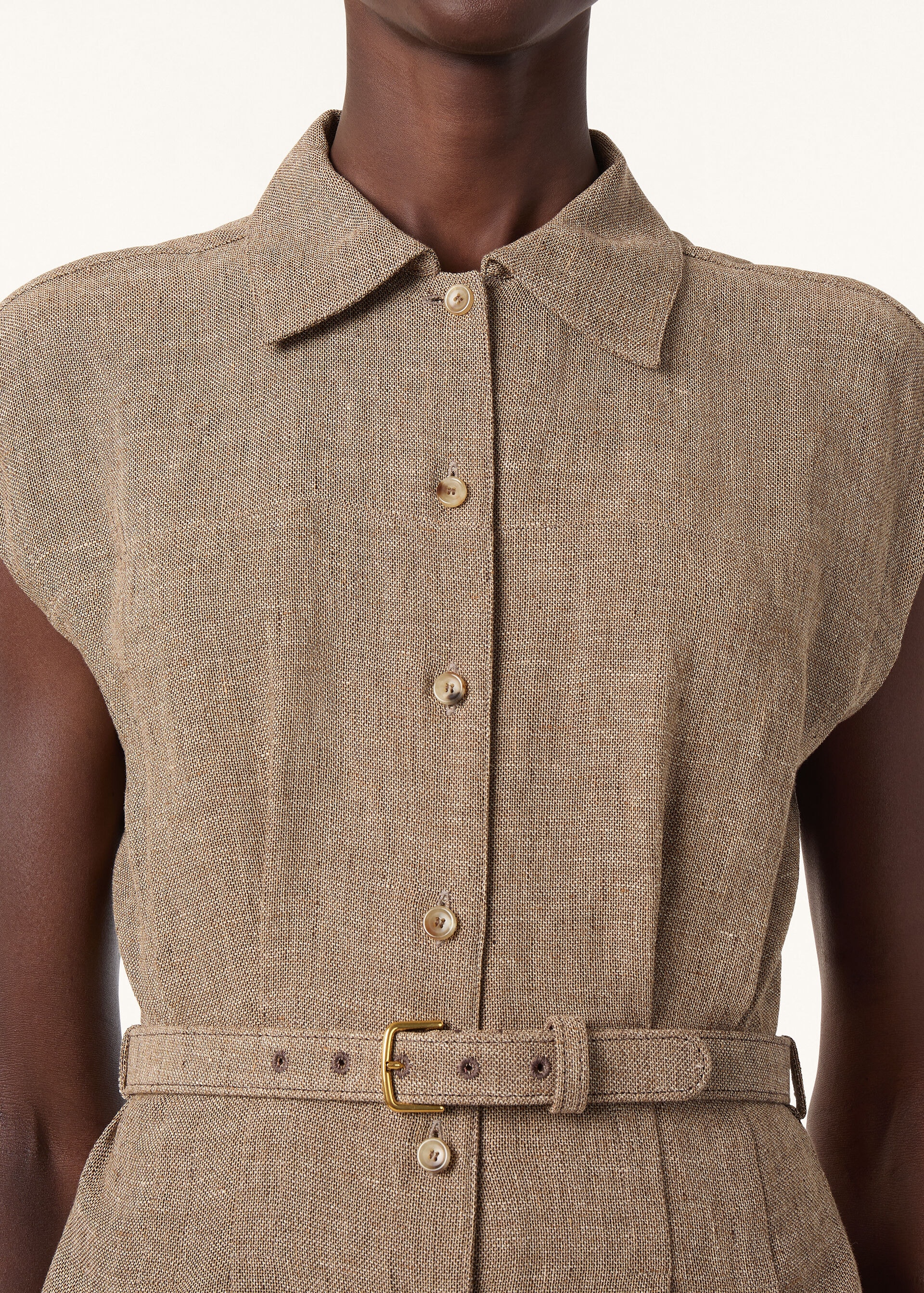 MAISE DRESS SARTORIAL LINEN CREPE