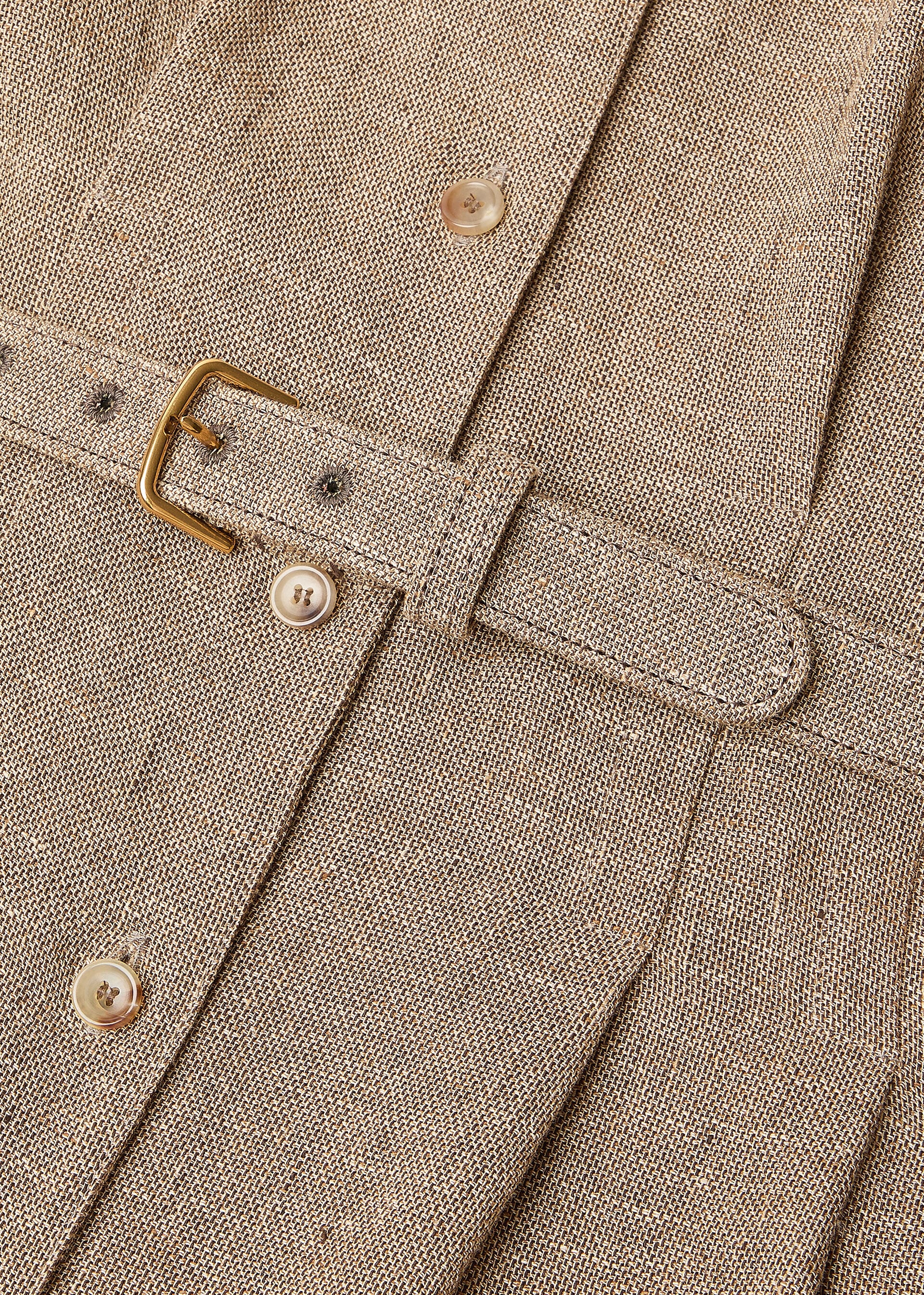 MAISE DRESS SARTORIAL LINEN CREPE