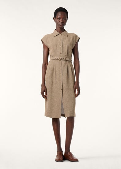 MAISE DRESS SARTORIAL LINEN CREPE