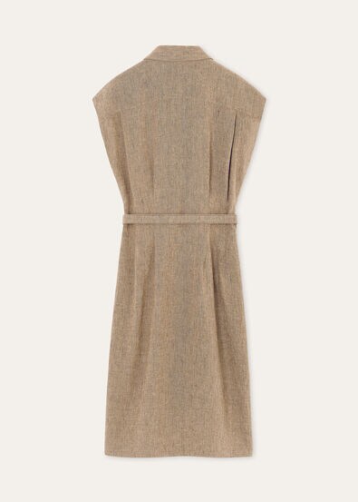 MAISE DRESS SARTORIAL LINEN CREPE