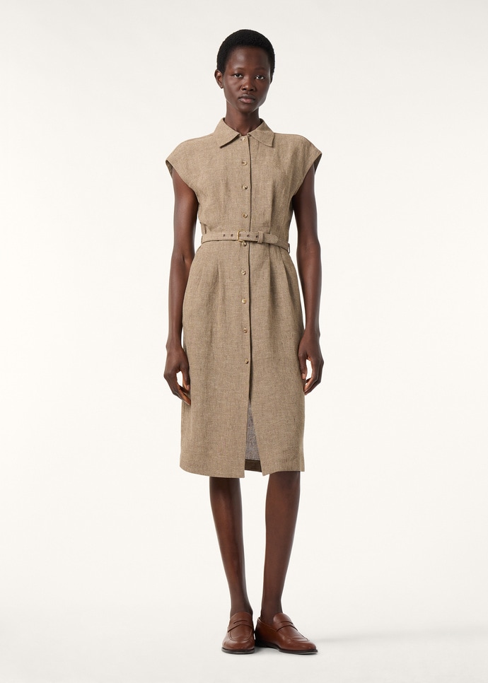 MAISE DRESS SARTORIAL LINEN CREPE_FAP8109_D0XO_3