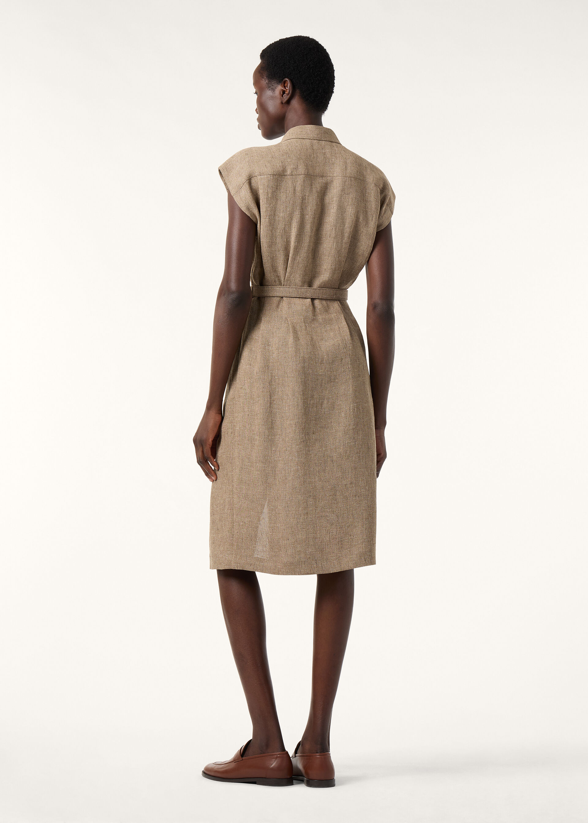 MAISE DRESS SARTORIAL LINEN CREPE