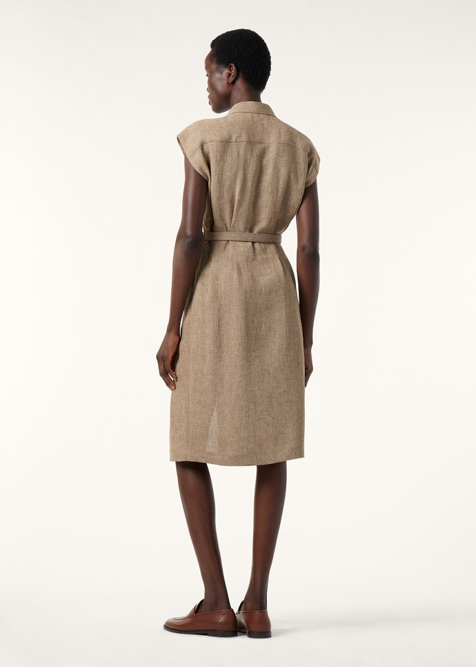 MAISE DRESS SARTORIAL LINEN CREPE_FAP8109_D0XO_4