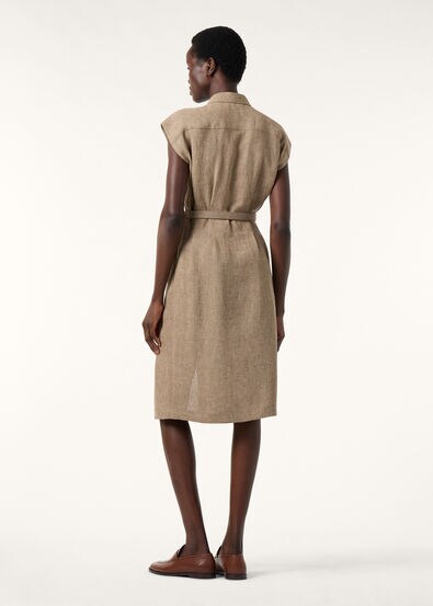 MAISE DRESS SARTORIAL LINEN CREPE
