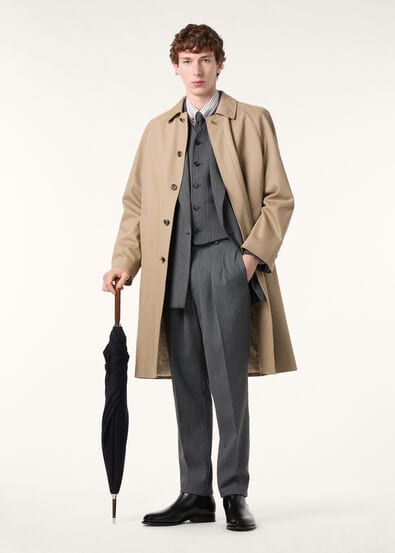 KENSINGTON TRENCH COTTON DRILL RAIN