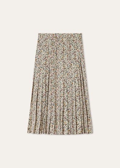 CLEA SHORT SKIRT WISPER SILK JACQUARD