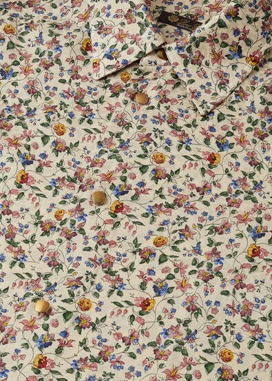 THEA SQUARE COLLAR SHIRT WISPER SILK JACQUARD