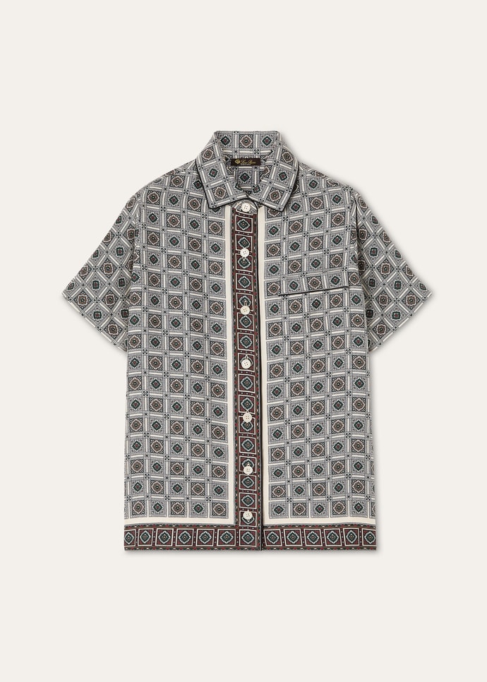 ANGELINA SS SHIRT LP MENDOZA BORDER SILK TWILL_FAP8302_T1S7_5
