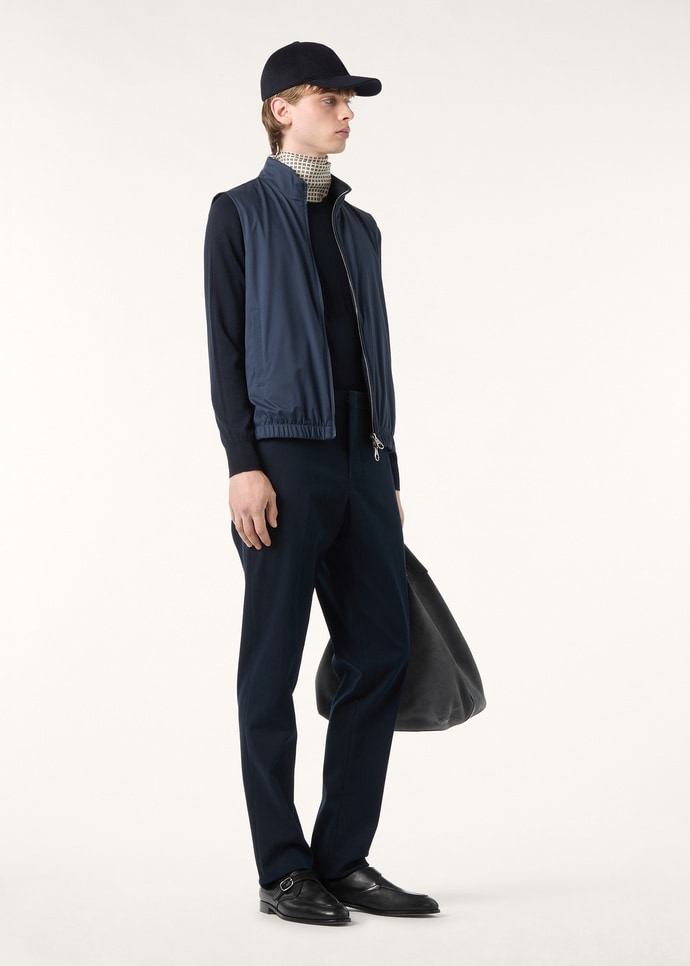 LORO PIANA VEST WIND/JERSEY LINEN_FAP8313_W000_1