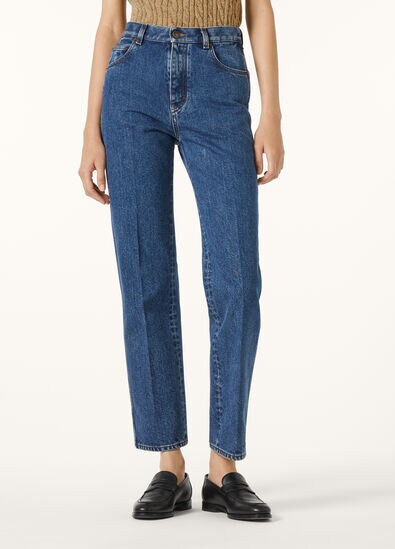 BROOKE TROUSERS DENIM SILK A.F.